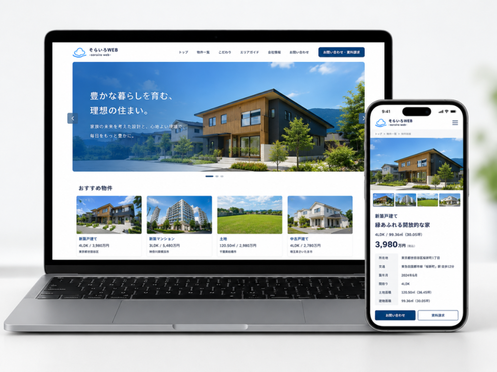 提供サービス(A)/新規WEBサイト制作