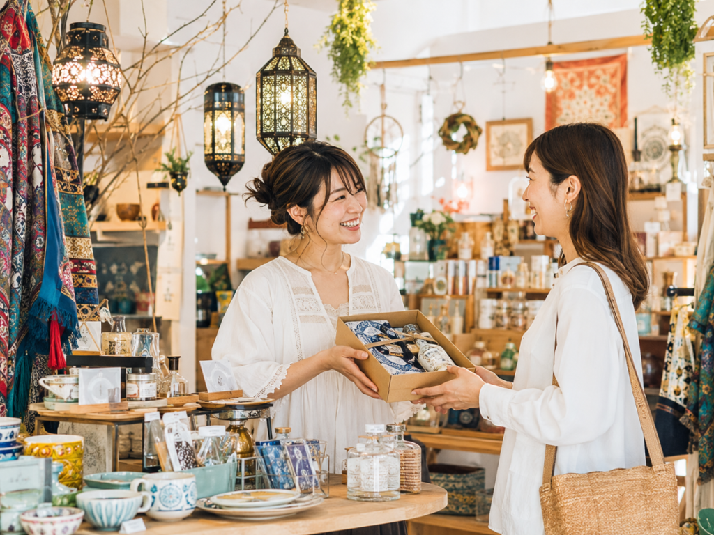 雑貨屋のおねえさん